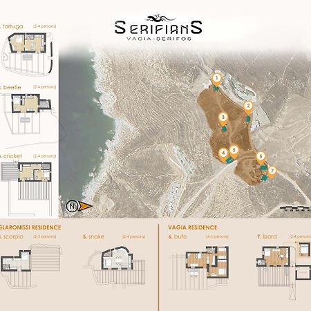 Snake House 180 Sea View - Serifians Residences Vayiá Dış mekan fotoğraf
