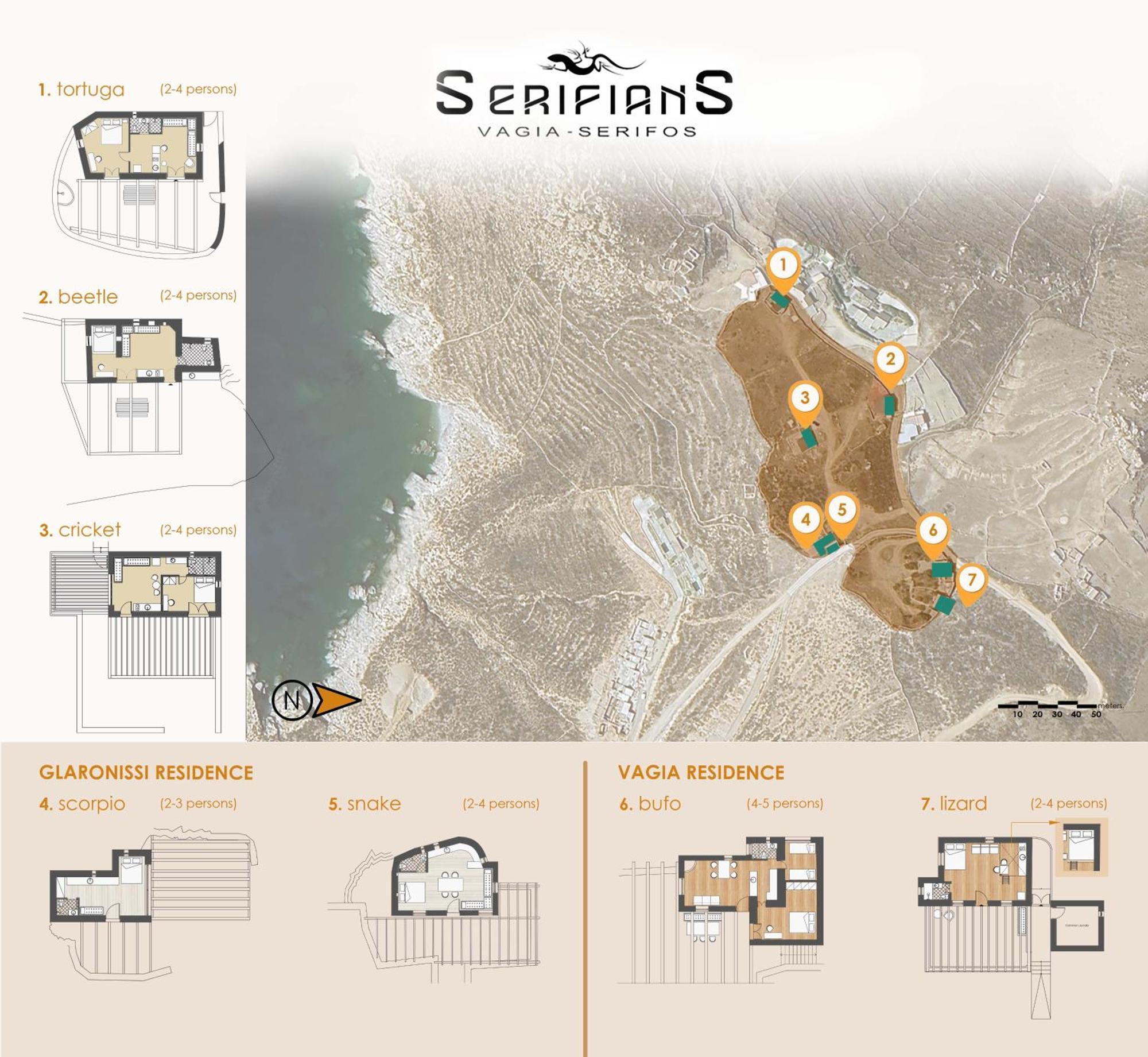 Snake House 180 Sea View - Serifians Residences Vayiá Dış mekan fotoğraf